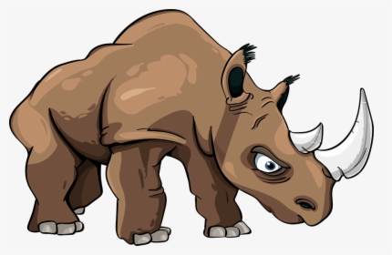 Transparent Rhinoceros Png - Rhino Animated, Png Download, Free Download