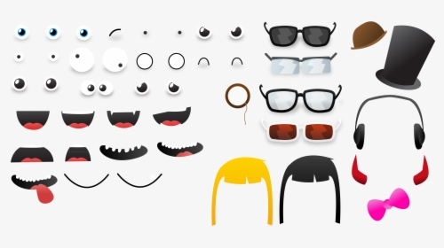 Transparent Cartoon Mouth Png - Printable Eyes Ears Nose And Mouth, Png Download, Free Download