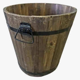 Wooden Bucket Png - Wooden Bucket, Transparent Png, Free Download