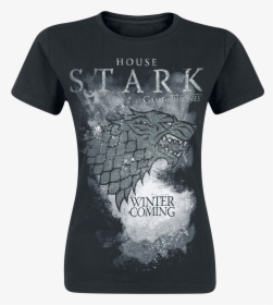 Game Of Thrones House Stark Tshirt, HD Png Download, Free Download