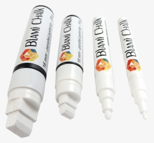 Blami Arts 4 White Chalk Markers With 16mm And 10mm - Plastic, HD Png Download, Free Download