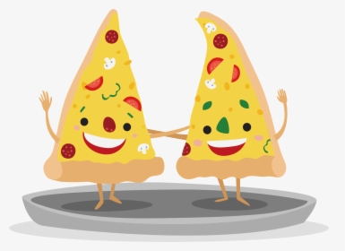 Cheese Pizza Cartoon - Italian Cuisine, HD Png Download, Free Download