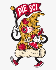 Pie-sci Pizza Sticker - Pie Sci Logo, HD Png Download, Free Download