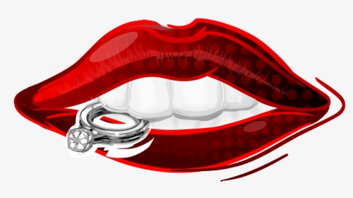 Mouth Biting A Ring, HD Png Download, Free Download
