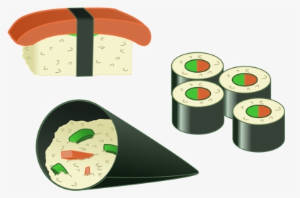 Cliparts For Free - Different Types Of Sushi, HD Png Download, Free Download