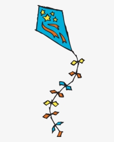 Kite Clip Art Image - Kite Long Tail Clipart, HD Png Download, Free Download