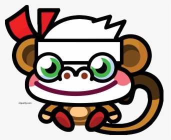 Moshi Monster White Color Monkey Clipart Png - Moshi Monsters Chop Chop, Transparent Png, Free Download