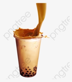 Milk Tea Clipart - Caffeinated Drink, HD Png Download, Free Download