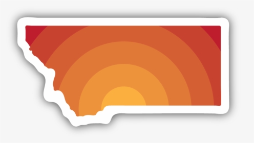 Montana Sunrise Sticker, HD Png Download, Free Download