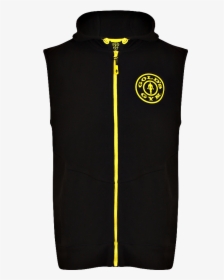 Golds Gym Logo Png - Gold's Gym Sleeveless Hoodie, Transparent Png, Free Download