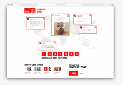 Uniqlo Comfort Zone Site, HD Png Download, Free Download
