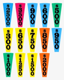 Price Is Right, Tv Show Games, - Wheel Of Fortune Wedges, HD Png Download, Free Download