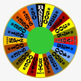 Wheel Of Fortune Wheel Template, HD Png Download, Free Download