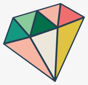 Geometric Diamond Svg Cut File - Triangle, HD Png Download, Free Download