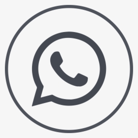 White Circle Whatsapp Icon Logo Whatsapp Png Transparent Png Kindpng