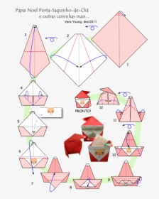 Origami Diagrama Papai Noel, HD Png Download, Free Download