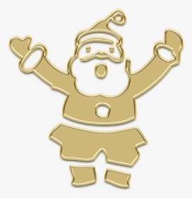 Papai Noel, Véspera De Ano Novo, Natal, Ano Novo - Santa Silhouette, HD Png Download, Free Download