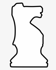 White Silhouette Chess Piece Remix Knight / Caballo - Silhouette, HD Png Download, Free Download