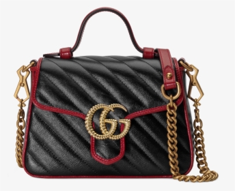 Gucci Gg Marmont Top Handle Bag, HD Png Download, Free Download