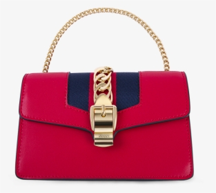 Gucci Sylvie Leather Red Chain Bag - Handbag, HD Png Download, Free Download
