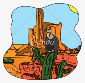 Color In The Cactus Clipart , Png Download - Canva, Transparent Png, Free Download