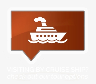 Ship Icon Red , Png Download - Cruise Ship Black Icon, Transparent Png, Free Download