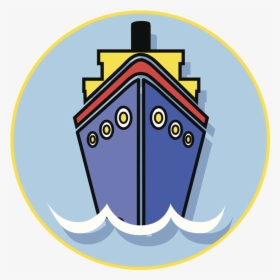 Cruise Drawing Titanic Ship - Cartoon Titanic Transparent Background, HD Png Download, Free Download
