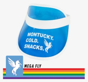 Mcs Pride Visor"  Class= - Montucky Cold Snacks Unicorn, HD Png Download, Free Download