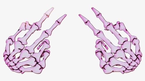 #pink #skeleton #hands #combat76 - Lacrosse Stick, HD Png Download, Free Download