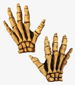 Bones Costume Hands - Halloween Skeleton Gloves, HD Png Download, Free Download