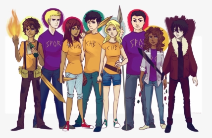 74 Images About Percy Jackson On We Heart It - Percy Jackson Leo Valdez Jason Grace, HD Png Download, Free Download