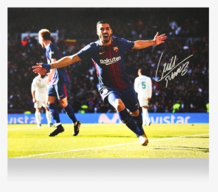 Luis Suarez Gol Uniforme Barca 2018, HD Png Download, Free Download