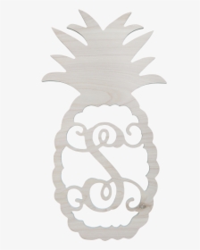 Download Pineapple Monogram Heart Circle Monogram Svg Hd Png Download Kindpng