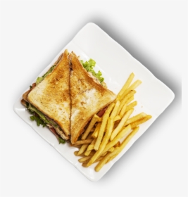 Club Sandwich And Fries Png, Transparent Png, Free Download