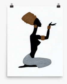 Transparent African Woman Silhouette Png, Png Download, Free Download