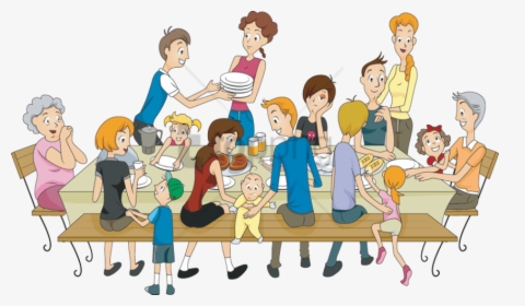 Social Group,animated Pictures,animation,clip Art,family - Family Reunion Clip Art, HD Png Download, Free Download