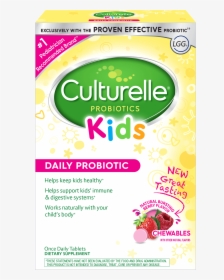 Culturelle® Probiotics Kids Daily Probiotic Berry Chewables, HD Png Download, Free Download