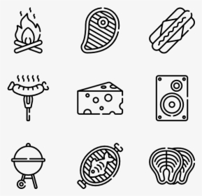 Bbq - Sausage Vector Icon, HD Png Download, Free Download