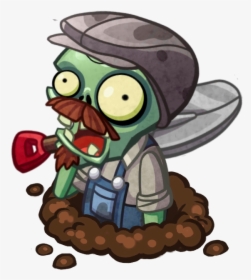 Zombies Wiki - Pvz Gw Grave Digger, HD Png Download, Free Download