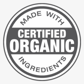 Made With Organic Ingredients Seal , Png Download - Certified Organic Ingredients Logo, Transparent Png, Free Download
