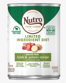1 10184004 Nutro Wet Dog - 2 Ingredients Dog Food, HD Png Download, Free Download