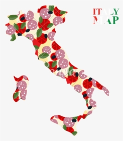 Transparent Mao Png - Italy Map Pizza, Png Download, Free Download