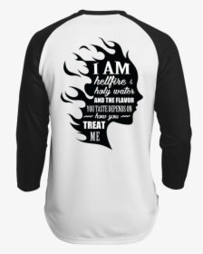 I Am Both Hellfire And Holy Water Polyester Game Baseball - Am Both Hellfire And Holy Water, HD Png Download, Free Download