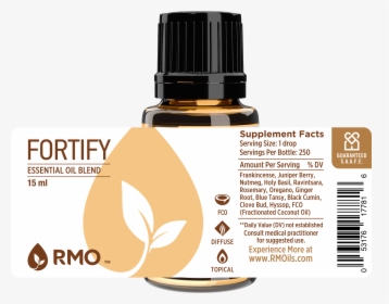 Fortify Label - Essential Oil Blend With Jasmine, HD Png Download, Free Download