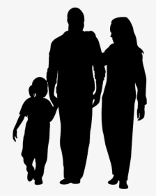 African American Family Silhouette, HD Png Download, Free Download