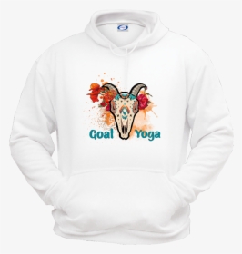 Sugar Skull Goat Yoga - Hoodie, HD Png Download, Free Download