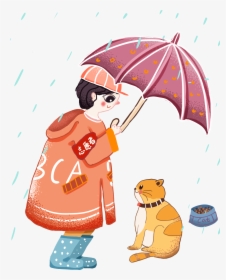 Caring Png -hand Painted Cartoon Character Girl Png - Cartoon, Transparent Png, Free Download