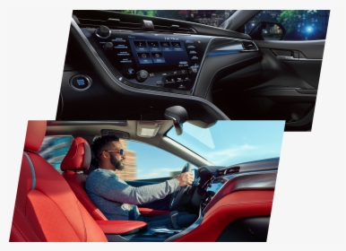 2019 Toyota Camry Red Leather Interior, HD Png Download, Free Download