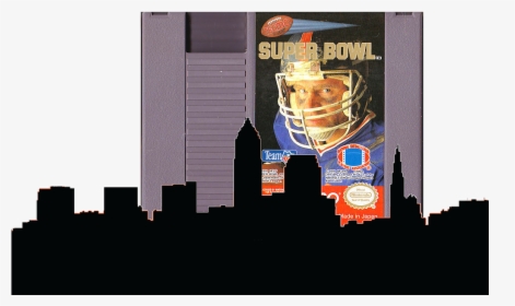 Tecmo Super Bowl Label - Tecmo Super Bowl Cartridge, HD Png Download, Free Download