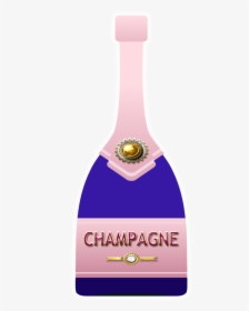 Champagne Bottle - Gold Medal, HD Png Download, Free Download